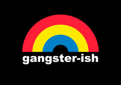 gangster-ish! Die Cut Sticker