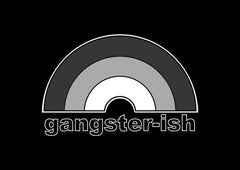 gangster-ish! Die Cut Sticker