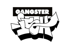 gangster-ish! Die Cut Sticker