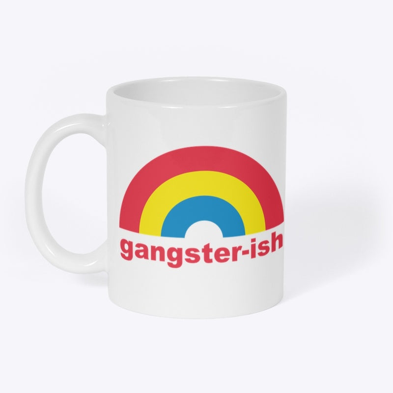 gangster-ish! White Unisex Sweatshirt