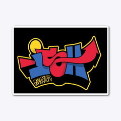 gangster-ish! Die Cut Sticker