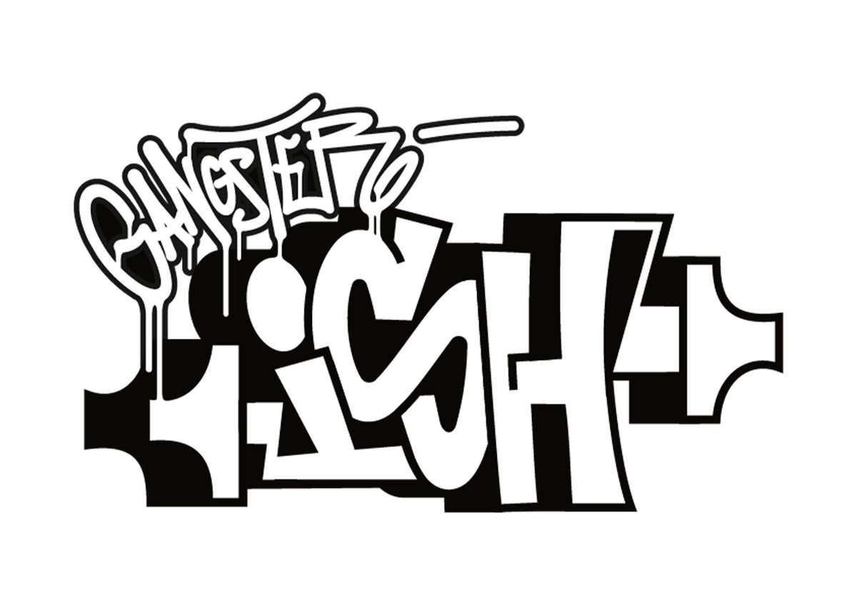 Gangster-ish! Die Cut Sticker