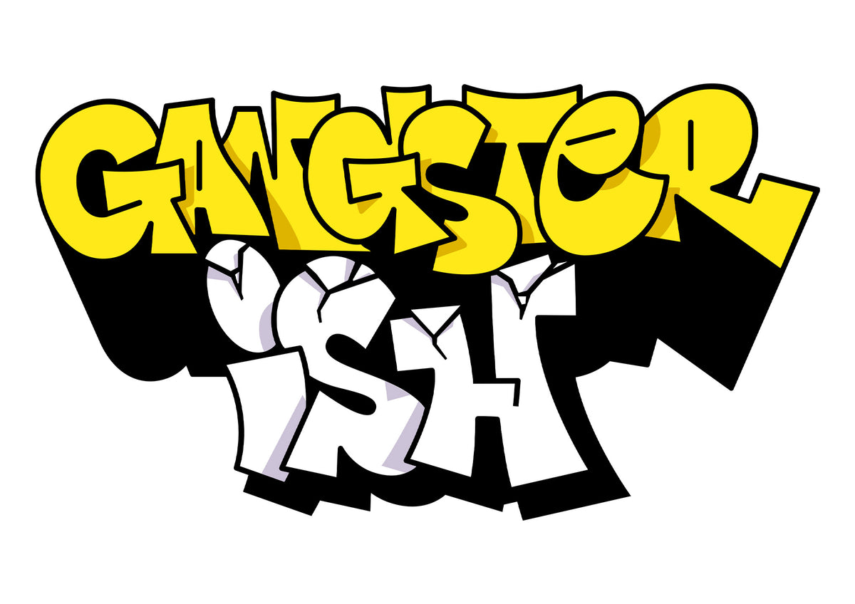 gangster-ish! Die Cut Sticker