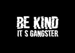 gangster-ish! Die Cut Sticker