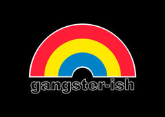 gangster-ish! Die Cut Sticker