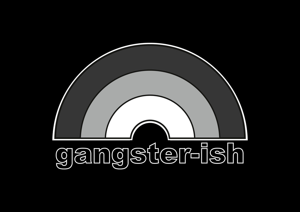 gangster-ish! Die Cut Sticker