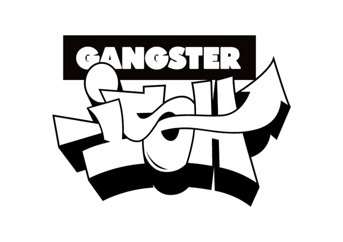 gangster-ish! Die Cut Sticker